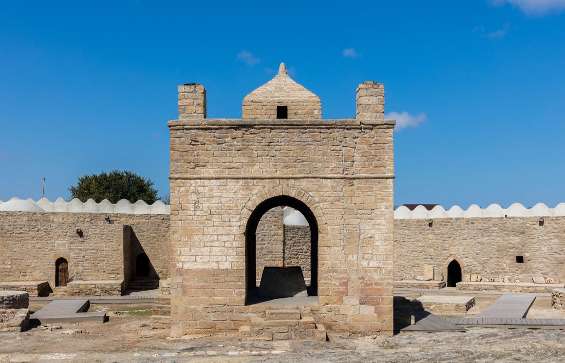 Ateshgah Zoroastrian fire temple near Baku